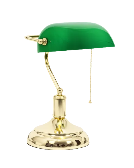 Classic bankers desk lamp - plug in