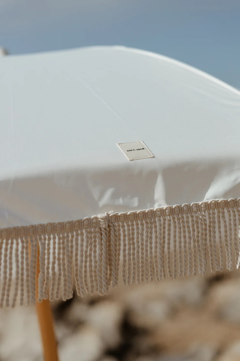 White fringed Umbrella