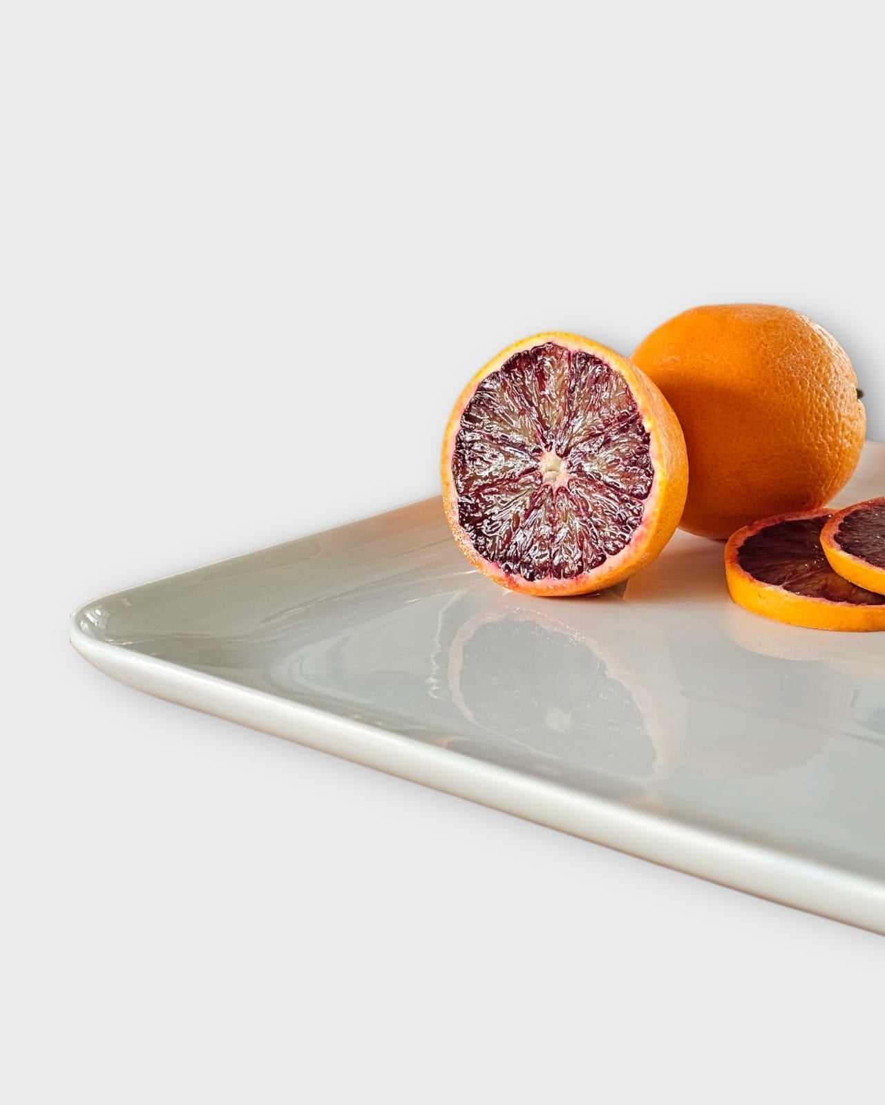 White Serving Tray – Perfect for Garnishes