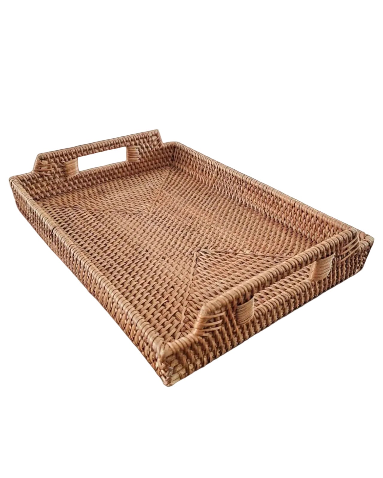 Rattan-Style Basket Tray