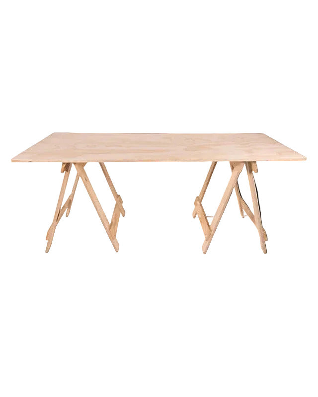 Table - Plywood Top and Trestle Legs