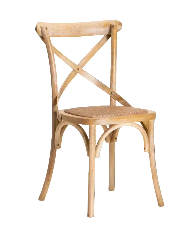 Wooden Cross Back Chair
