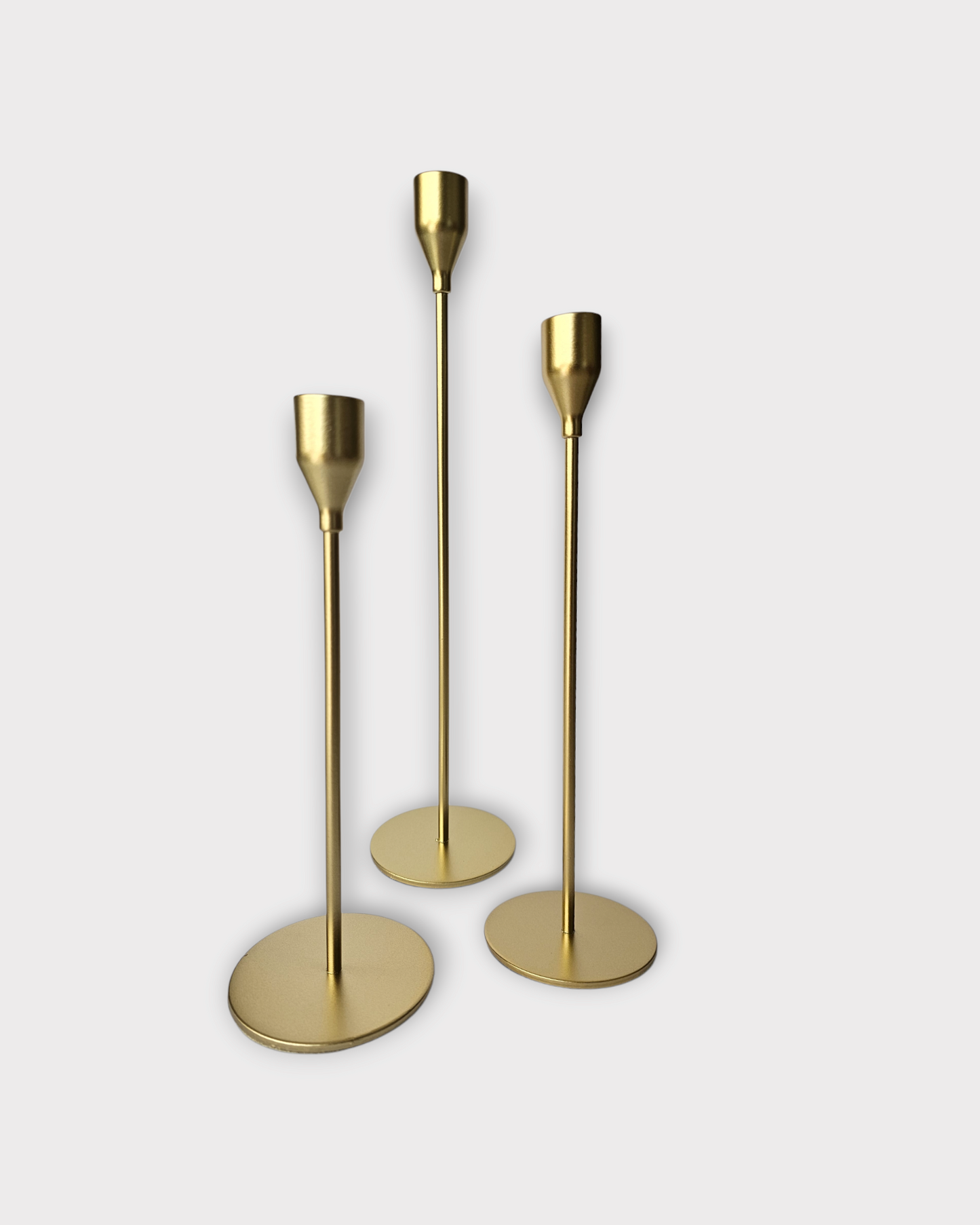 Gold Finish Candelabras