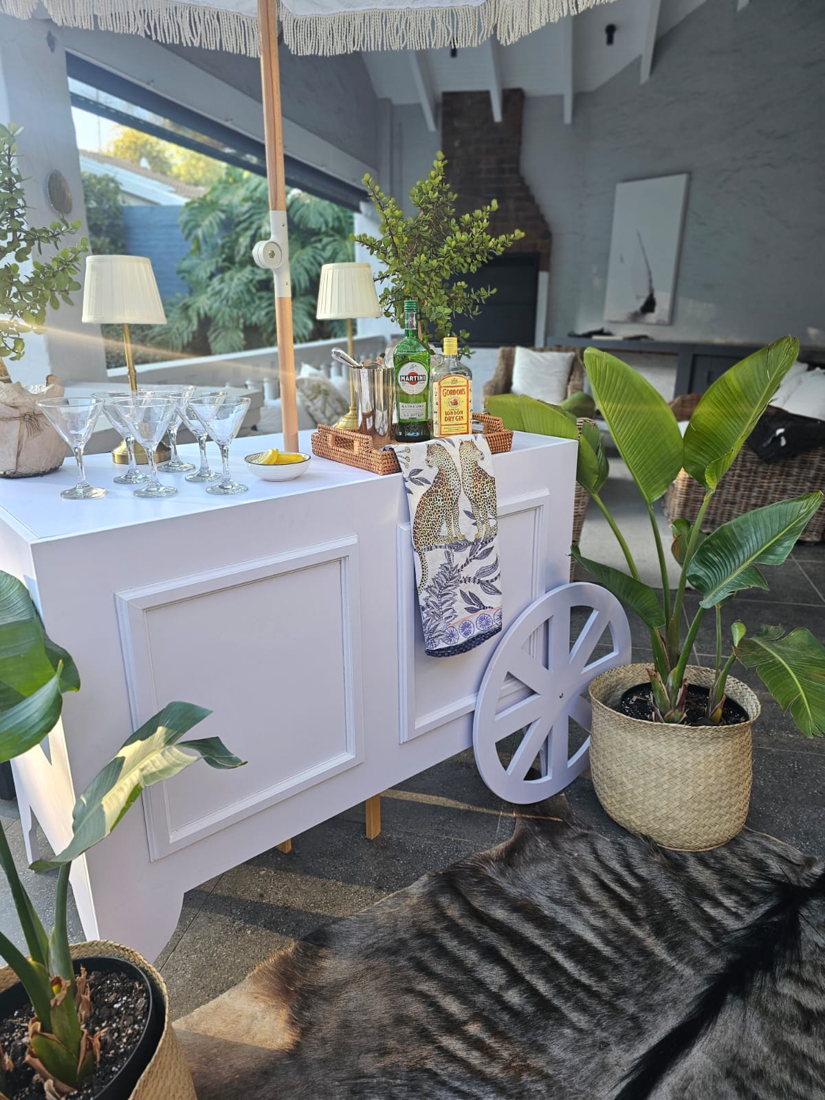 The Martini Bar Cart