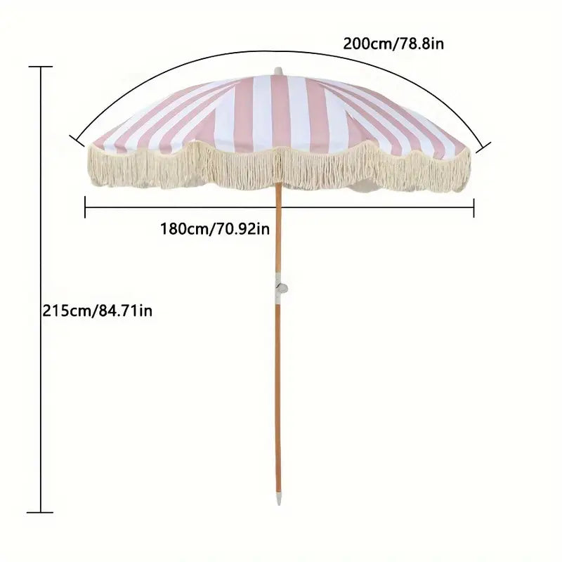 Striped Umbrella – Event Hire