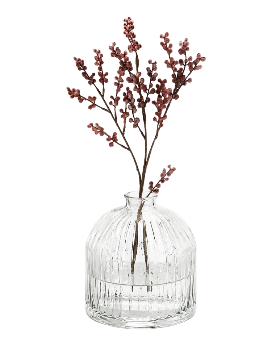 Small Ribbed Vase