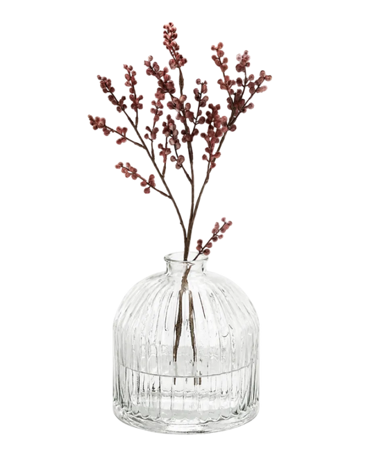 Small Ribbed Vase