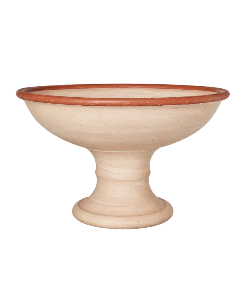 Terracotta Footed Vase