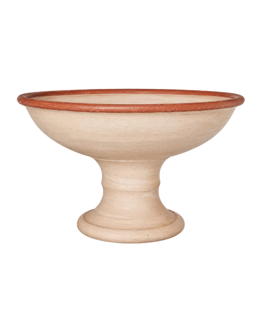 Terracotta Footed Vase