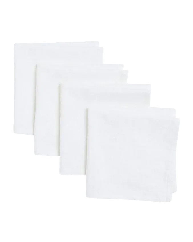 White Cotton Napkins