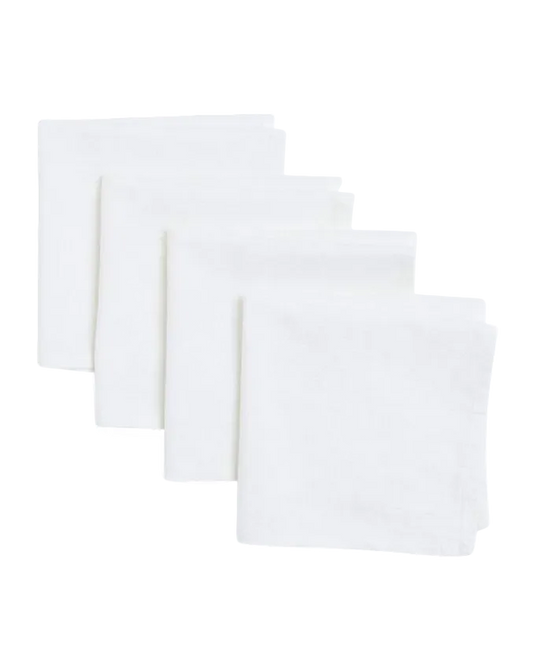 White Cotton Napkins