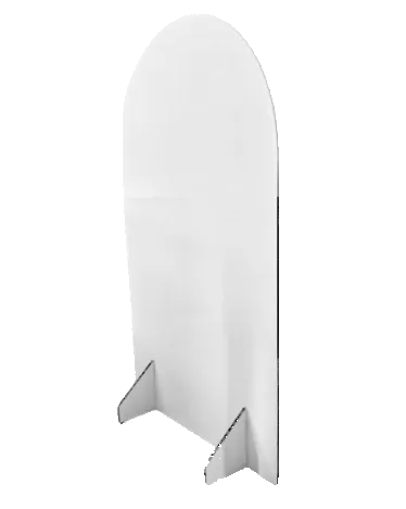 White Cardboard Arch - Freestanding