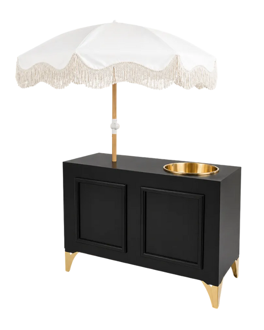 Black Drinks Cart