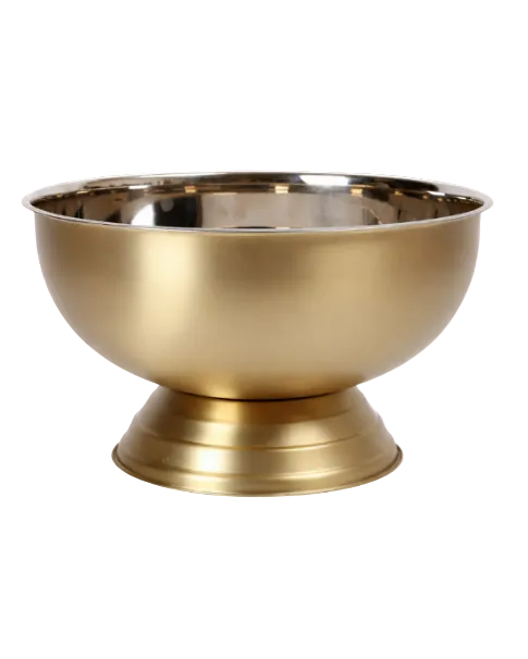 Brushed gold champagne bucket