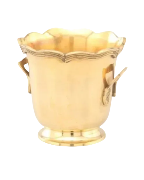 Polished gold wine bucket