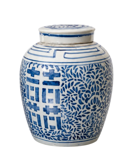 Blue and White Ceramic Vase