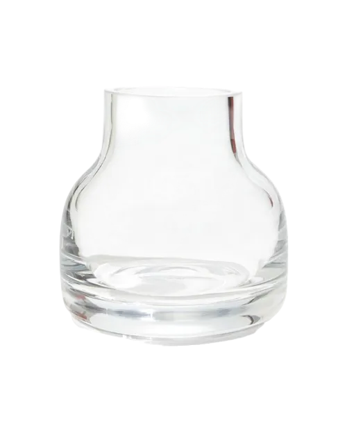 Clear country vase