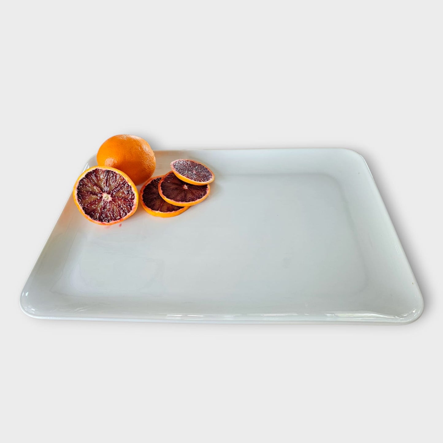 White Serving Tray – Perfect for Garnishes FOR HIRE