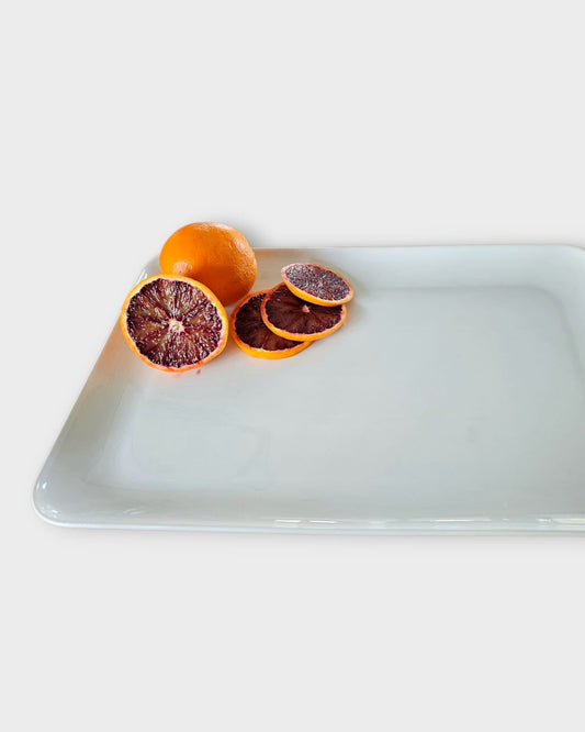White Serving Tray – Perfect for Garnishes