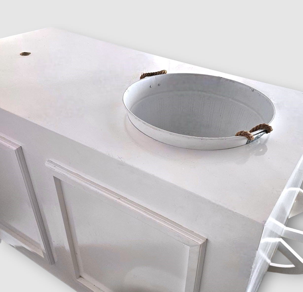 Classic Event Cart with Built-In Ice Bucket