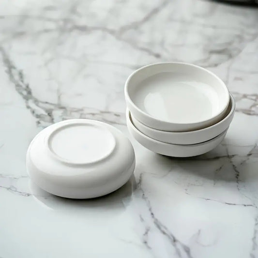 Set of 4 White Garnish Bowls - FOR HIRE