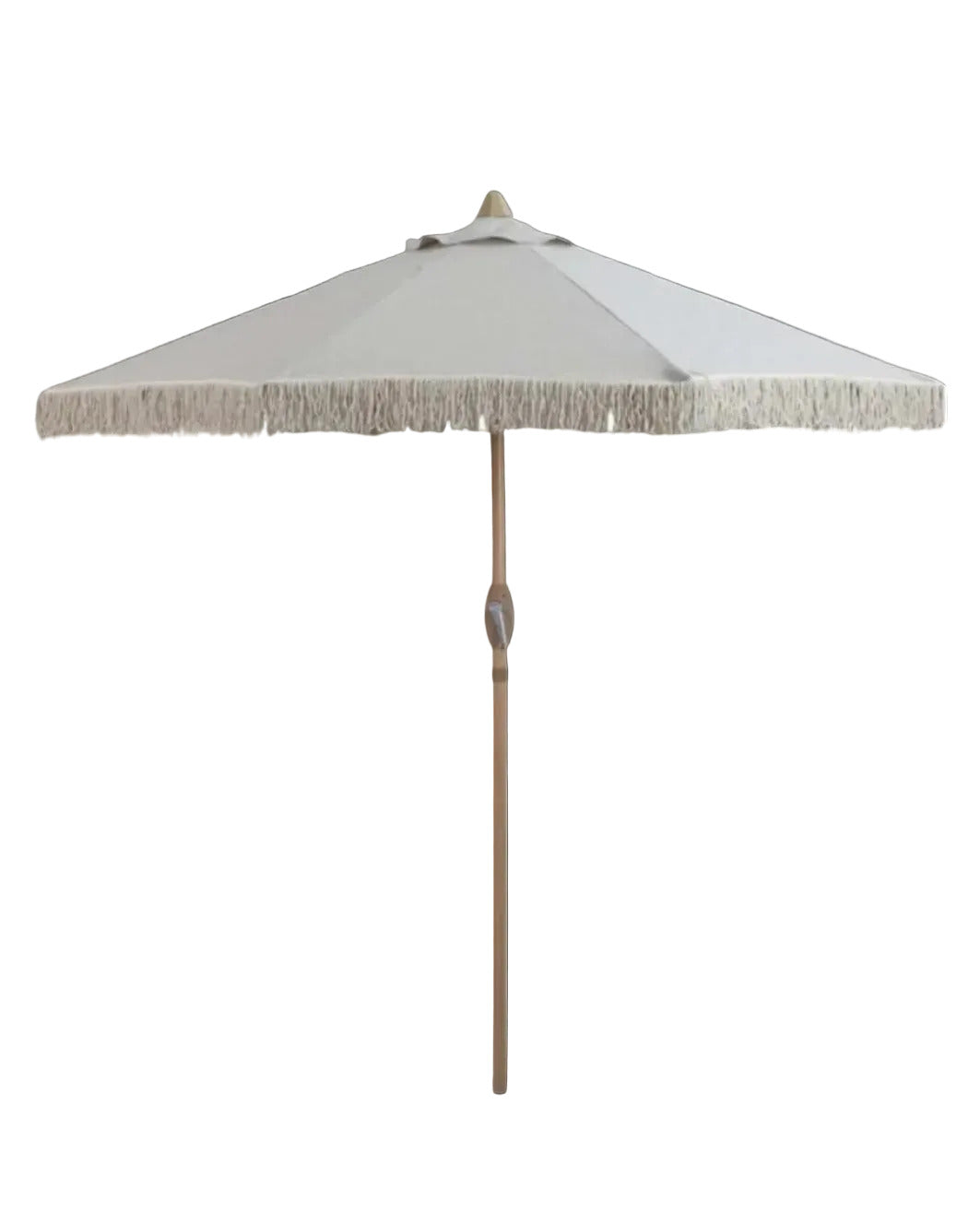 Beige Tassle Umbrella