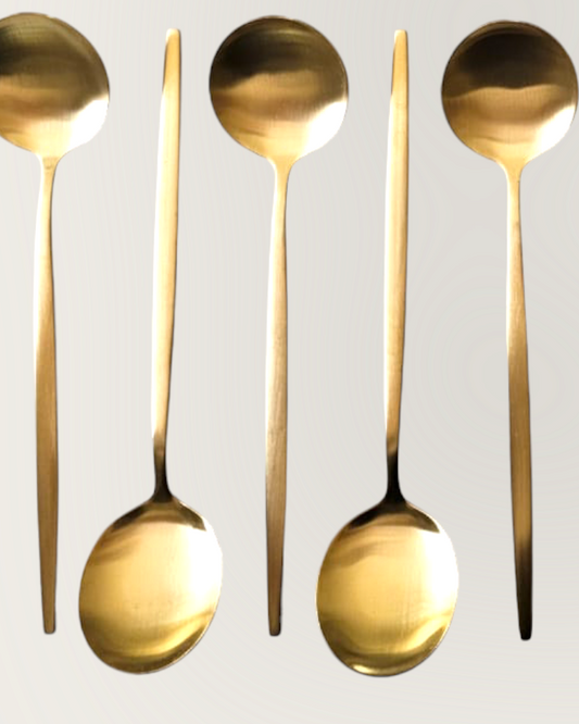 Gold Finish Spoons