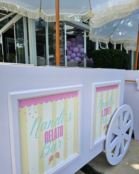 Personalised Vinyl Stickers for Cart
