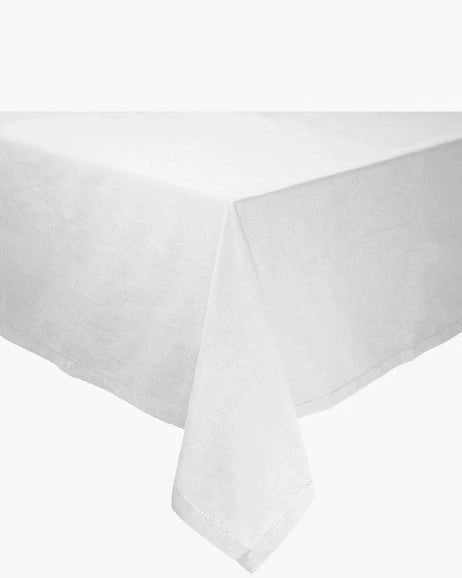 White Cotton Tablecloth FOR HIRE