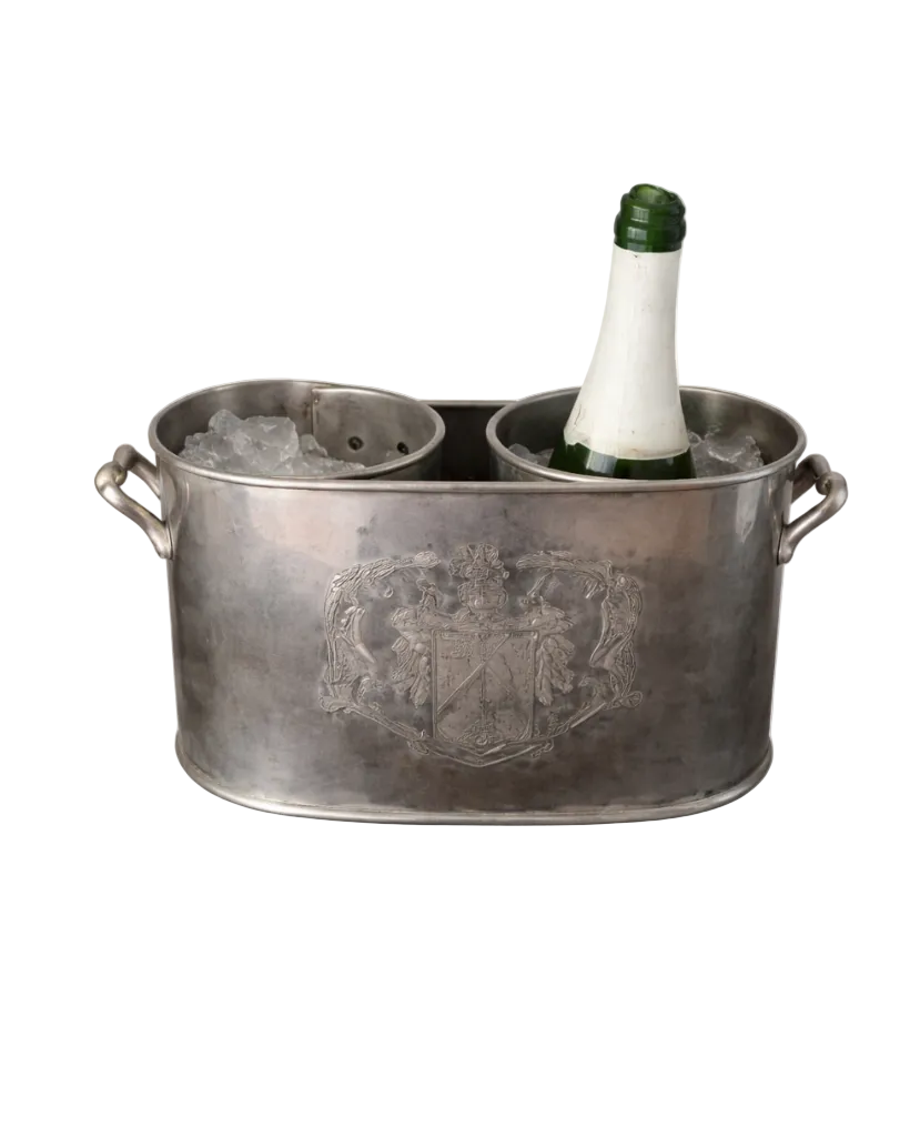 Silver plated champagne cooler