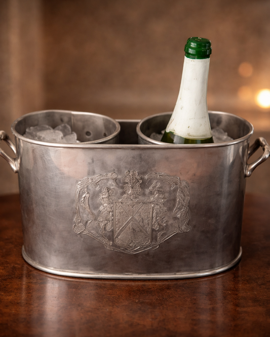 Silver plated champagne cooler