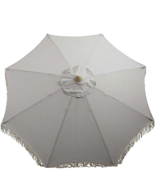 Beige Tassle Umbrella